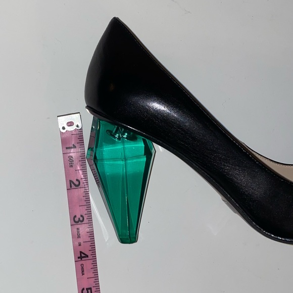 New Marc Jacobs jeweled emerald green “The Pump” diamond shaped heels - Picture 10 of 10